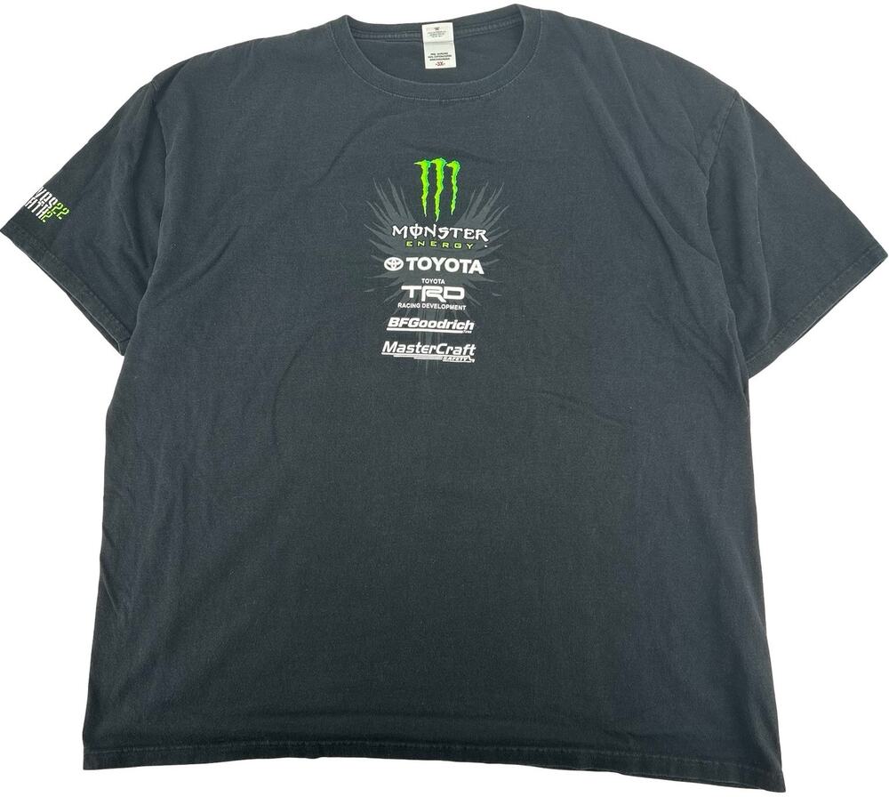 Vintage Mens Monster Energy Greaves McGrath Toyota Off Road Sponsor T Shirt~ 3XL